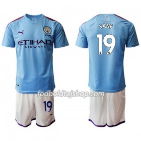 Manchester City SANE 19 Børn Hjemme Fodboldsæt 2019-20 S/S (+ Korte bukser)